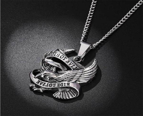punk style male rider eagle necklace pendant ride to live retro with whip chain men woman fashion jewelry gifts necklaces1855994, Silver
punk style male rider eagle necklace pendant ride to live retro with whip chain men woman fashion jewelry gifts necklaces1855994, Silver
