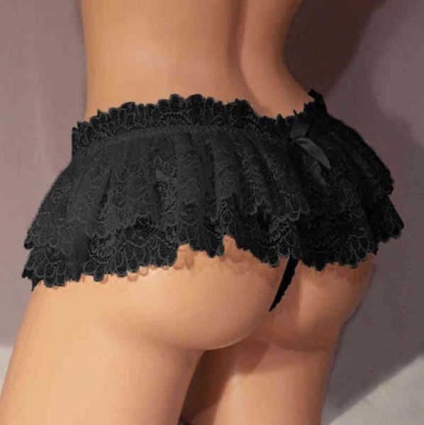 sissy lace bris women men panties thongs ruffd mini skirt crossdress costume panty skirt thongs gay ma underwear h2207142452901, Black;white
sissy lace bris women men panties thongs ruffd mini skirt crossdress costume panty skirt thongs gay ma underwear h2207142452901, Black;white
