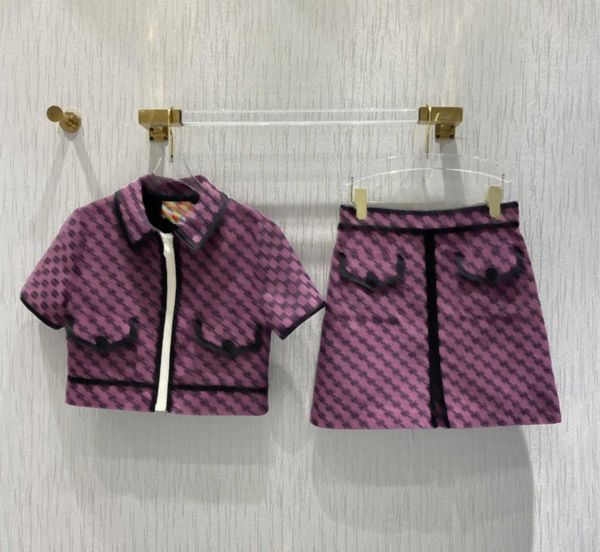 jacket skirt two piece set women clothes letters jacquard fabrics fashions lapel zipper cardigan short coat high-waisted split half-skirt de, White
jacket skirt two piece set women clothes letters jacquard fabrics fashions lapel zipper cardigan short coat high-waisted split half-skirt de, White