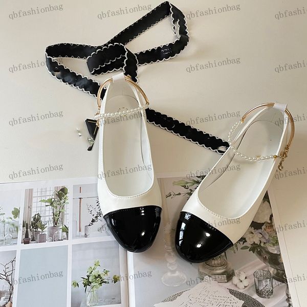 designer womens dress shoes leather round head matching color pearl chain buckle ballet shoes office flat casual shoes single shoes classic, Black
designer womens dress shoes leather round head matching color pearl chain buckle ballet shoes office flat casual shoes single shoes classic, Black