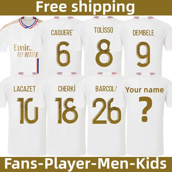 23/24 ol fans player version mens kids football kits lyons home away third away maillot de foot enfant sets cherki soccer jerseys sarr, Black;yellow
23/24 ol fans player version mens kids football kits lyons home away third away maillot de foot enfant sets cherki soccer jerseys sarr, Black;yellow