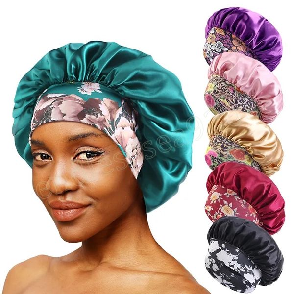 satin night sleep cap print wide band satin bonnet elastic protect women hair treatment hat beauty salon cosmetic cap, Blue;gray
satin night sleep cap print wide band satin bonnet elastic protect women hair treatment hat beauty salon cosmetic cap, Blue;gray