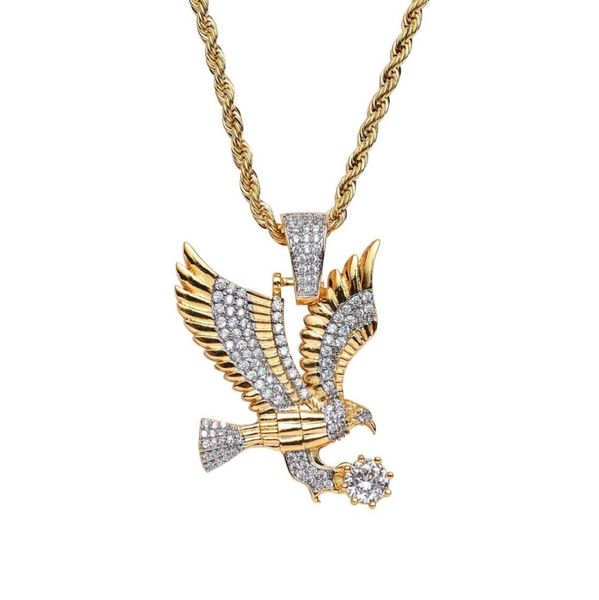 hip hop eagle diamonds pendant necklaces for men western copper zircon luxury necklace real gold plated 3mm 60cm stainless steel t5283017, Silver
hip hop eagle diamonds pendant necklaces for men western copper zircon luxury necklace real gold plated 3mm 60cm stainless steel t5283017, Silver