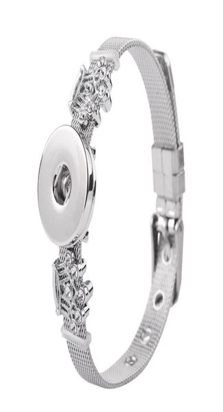 charm bracelets stainless steel snap button bangles rhinestones clover cross charms jewelry fit 18mm for woman or girl9809503, Golden;silver
charm bracelets stainless steel snap button bangles rhinestones clover cross charms jewelry fit 18mm for woman or girl9809503, Golden;silver