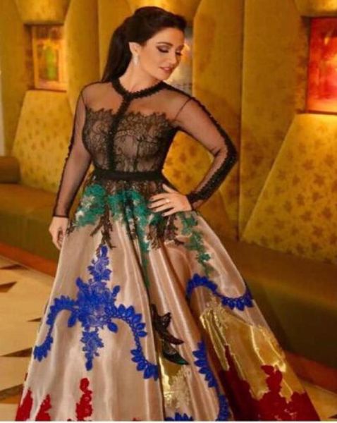 2017 colorful a-line evening dresses with jewel neckline long illusion sleeves appliques beadeds lace haddad dubai party prom gowns9214038, Black;red
2017 colorful a-line evening dresses with jewel neckline long illusion sleeves appliques beadeds lace haddad dubai party prom gowns9214038, Black;red