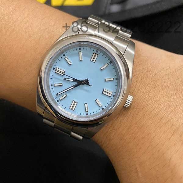 st9 steel mens 41mm sapphire glass watch automatic mechanical outdoor sports baby blue dial stainless wristwatches mix colors, Slivery;black
st9 steel mens 41mm sapphire glass watch automatic mechanical outdoor sports baby blue dial stainless wristwatches mix colors, Slivery;black