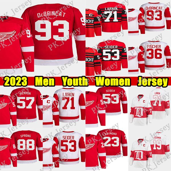 #71 dylan larkin reverse retro hockey jersey #93 alex debrincat moritz seider david perron gordie howe datsyuk steve yzerman christian fisch, Black;red
#71 dylan larkin reverse retro hockey jersey #93 alex debrincat moritz seider david perron gordie howe datsyuk steve yzerman christian fisch, Black;red
