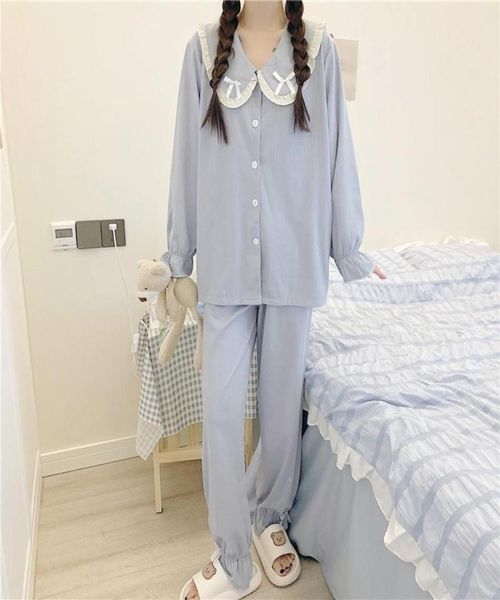 women039s sleepwear sweet princess style doll collar pajamas spring and autumn long sleeve thin suit pure cotton cute outerwear5179540, Black;red
women039s sleepwear sweet princess style doll collar pajamas spring and autumn long sleeve thin suit pure cotton cute outerwear5179540, Black;red