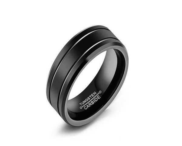 2019 fashion cool men tungsten carbide rings pure tungsten black rings for men jewelry 8mm wide men wedding engagement rings7967456, Silver
2019 fashion cool men tungsten carbide rings pure tungsten black rings for men jewelry 8mm wide men wedding engagement rings7967456, Silver