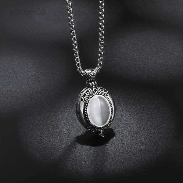 pendant necklaces exquisite and creative openable copper mirror box pendant necklace women's unique imitation jade pendant jewelry hkd2, Silver
pendant necklaces exquisite and creative openable copper mirror box pendant necklace women's unique imitation jade pendant jewelry hkd2, Silver