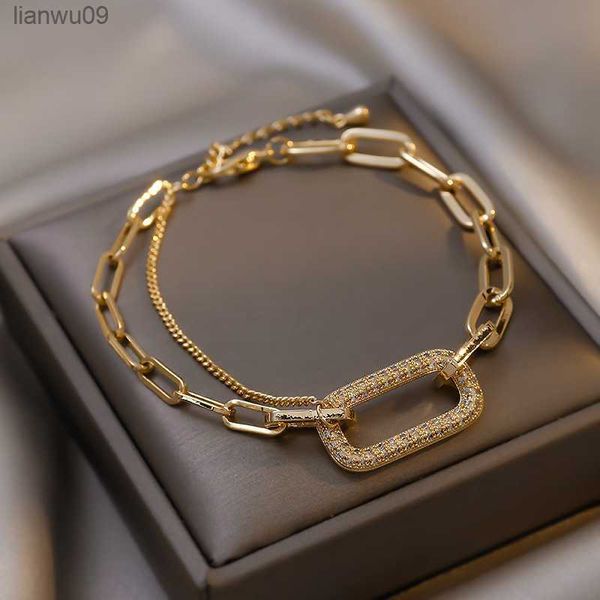 ins style vintage simple geometric crystal charm bracelet korean fashion design chain cuff bracelets personality hand jewelry l230704, Black
ins style vintage simple geometric crystal charm bracelet korean fashion design chain cuff bracelets personality hand jewelry l230704, Black
