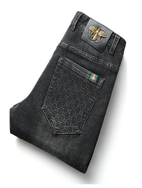 men039s jeans black color autumn winter cotton slim elastic gc business trousers classic style denim pants male1538345, Blue
men039s jeans black color autumn winter cotton slim elastic gc business trousers classic style denim pants male1538345, Blue