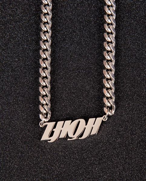 diy art font letters with 8mm cuban chain necklace your own style nameplate luxury stainless steel jewelry6384785, Silver
diy art font letters with 8mm cuban chain necklace your own style nameplate luxury stainless steel jewelry6384785, Silver
