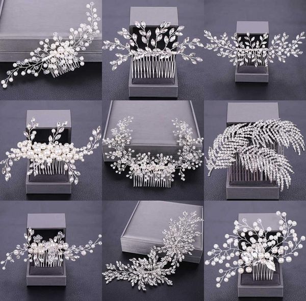 women hair combs wedding hair accessories tiara pearl rhinestone silver color bridal hair ornament flower head jewelry headband x07900561, Slivery;golden
women hair combs wedding hair accessories tiara pearl rhinestone silver color bridal hair ornament flower head jewelry headband x07900561, Slivery;golden