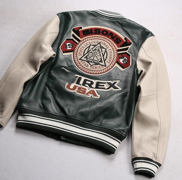 usa baseball uniform american cowhide leather jacket gunmetal zipper avirex embroidery on the back2898612, Black;brown
usa baseball uniform american cowhide leather jacket gunmetal zipper avirex embroidery on the back2898612, Black;brown