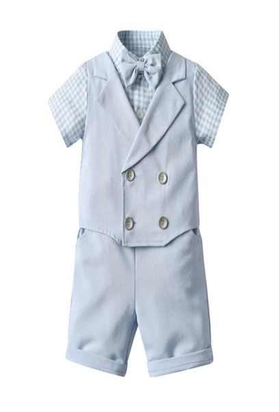 twopiece set for baby boys gentleman style clothing sets summer boy short sleeve plaid shirt with bowtieshorts kids suits childr6252999, White
twopiece set for baby boys gentleman style clothing sets summer boy short sleeve plaid shirt with bowtieshorts kids suits childr6252999, White