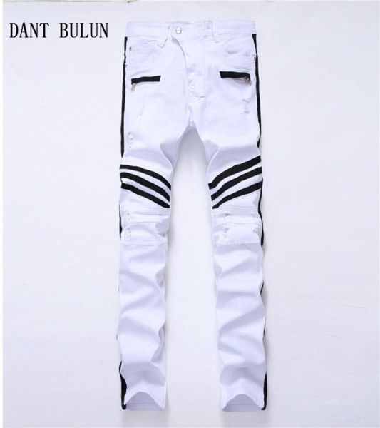 new mens ripped jeans striped white straight skinny casual hole biker denim pants plus size trousers01032961453, Blue
new mens ripped jeans striped white straight skinny casual hole biker denim pants plus size trousers01032961453, Blue