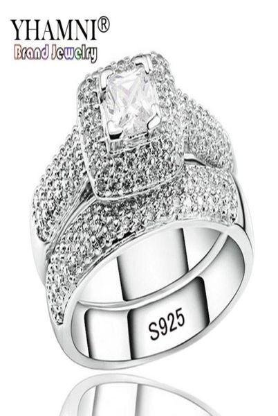 yhamni luxury engagement double rings set original real 925 solid silver white cz zircon ring set wedding fine jewelry r14990447514680491, Slivery;golden
yhamni luxury engagement double rings set original real 925 solid silver white cz zircon ring set wedding fine jewelry r14990447514680491, Slivery;golden