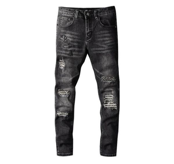 new design mens designer jeans slimleg vintage fold bleached style hole fashion mens jeans slim motorcycle biker causal mens hip h7083350, Blue
new design mens designer jeans slimleg vintage fold bleached style hole fashion mens jeans slim motorcycle biker causal mens hip h7083350, Blue