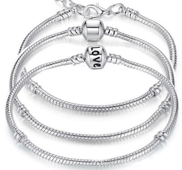 antique 925 sterling silver charm bracelets european 3mm chain fit charms bead bangle bracelet for women6529439, Black
antique 925 sterling silver charm bracelets european 3mm chain fit charms bead bangle bracelet for women6529439, Black