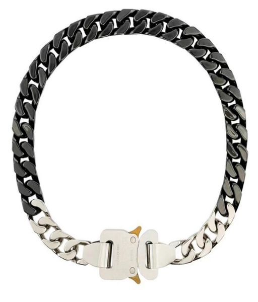ins 1017 alyx 9sm necklace ceramic stitching titanium steel buckle cuban chain hiphop tide4392323, Silver
ins 1017 alyx 9sm necklace ceramic stitching titanium steel buckle cuban chain hiphop tide4392323, Silver