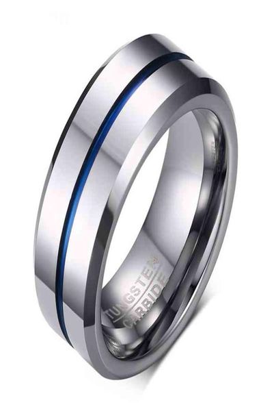 men tungsten steel groove band rings hard alloy blue wire 8 mm size 713 fashion wedding jewelry1492716, Silver
men tungsten steel groove band rings hard alloy blue wire 8 mm size 713 fashion wedding jewelry1492716, Silver