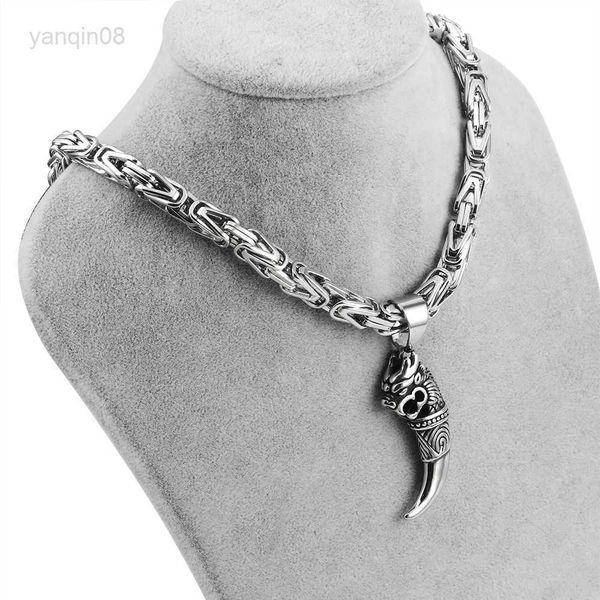 pendant necklaces men's byzantine chain necklaces punk stainless steel jewelry wolf pendant necklace for men emperor chain gifts custom, Silver
pendant necklaces men's byzantine chain necklaces punk stainless steel jewelry wolf pendant necklace for men emperor chain gifts custom, Silver