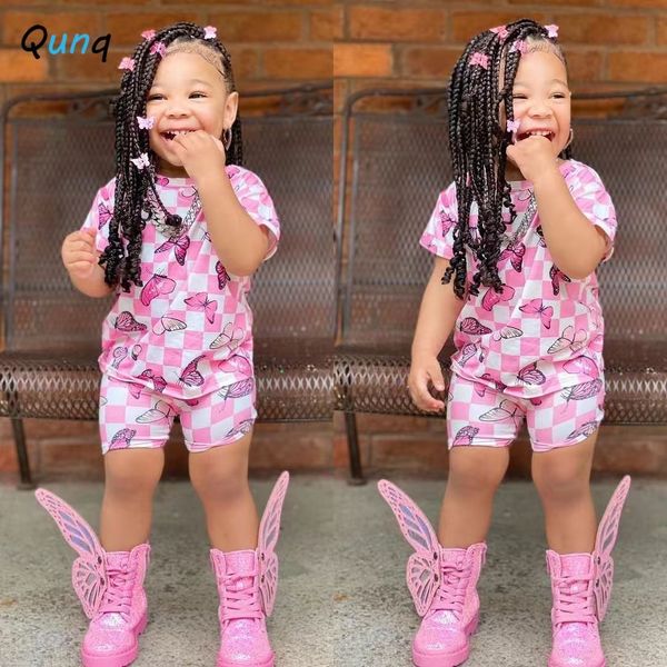 jerseys qunq 2023 summer ins girls plaid print short sleeve pullover shorts 2 pieces sets sporty casual kids clothes age 3 t 8t 230711
jerseys qunq 2023 summer ins girls plaid print short sleeve pullover shorts 2 pieces sets sporty casual kids clothes age 3 t 8t 230711