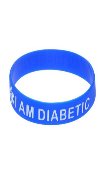 100pcs i am diabetic silicone bracelet ink filled logo carry this message as a reminder in daily life4527356, Black
100pcs i am diabetic silicone bracelet ink filled logo carry this message as a reminder in daily life4527356, Black