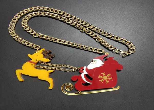 2021 father christmas sweater pendant necklace for women santa ride chain girls kids cute trendy jewelry acrylic accessories1613240, Silver
2021 father christmas sweater pendant necklace for women santa ride chain girls kids cute trendy jewelry acrylic accessories1613240, Silver