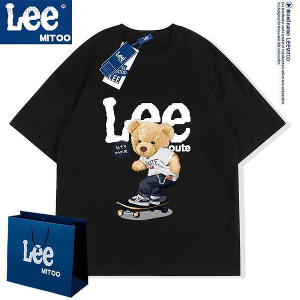 men's t-shirts lee mitoo little bear neck casual summer short sleeve t-shirt fashion label couple dress p77b r0w8, White;black
men's t-shirts lee mitoo little bear neck casual summer short sleeve t-shirt fashion label couple dress p77b r0w8, White;black