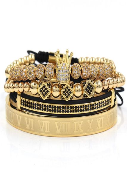 3pcssetroman numeral titanium steel bracelet couple braceletcrownfor loversbracelets for women men luxury jewelry4799690, Golden;silver
3pcssetroman numeral titanium steel bracelet couple braceletcrownfor loversbracelets for women men luxury jewelry4799690, Golden;silver