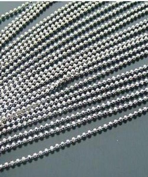 100pcs common dog tag ball chain necklaces 2 4mm55cm bead ball stainless bead chain tb1 3356855, Silver
100pcs common dog tag ball chain necklaces 2 4mm55cm bead ball stainless bead chain tb1 3356855, Silver