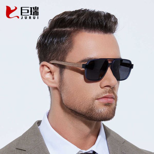 jurui new men's urban fashion lightweight polarized bamboo and wood leg sunglasses, White;black
jurui new men's urban fashion lightweight polarized bamboo and wood leg sunglasses, White;black