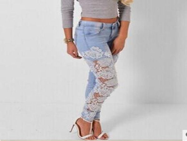 2019 hollow out lace jeans pant women girls vintage pant long jeans splice elasticity slim fit jeans pant4213365, Blue
2019 hollow out lace jeans pant women girls vintage pant long jeans splice elasticity slim fit jeans pant4213365, Blue