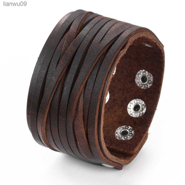 2021 fashion jewelry vintage handmade weave genuine leather bracelet men charm cuff wide leather bracelet pulsera hombre l230704, Black
2021 fashion jewelry vintage handmade weave genuine leather bracelet men charm cuff wide leather bracelet pulsera hombre l230704, Black