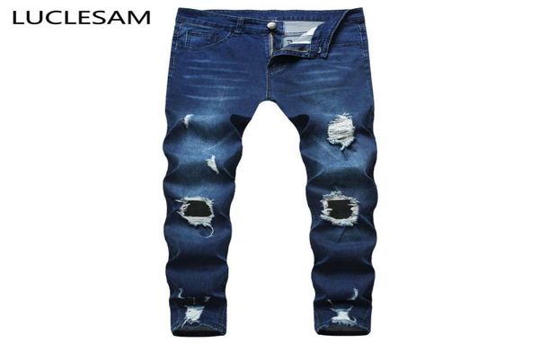 destroyed hole jeans for men fashion stretch streetwear trousers male denim pants slim fit ripped mens pencil pants vintage jean6819279, Blue
destroyed hole jeans for men fashion stretch streetwear trousers male denim pants slim fit ripped mens pencil pants vintage jean6819279, Blue
