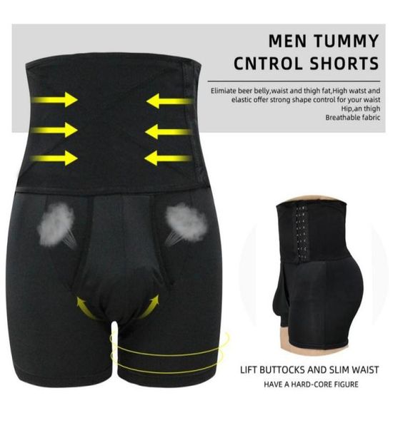 men high waisted tummy control panties boxer brief slimming body shaper shorts butt lifter shapewear fitness shaping underwear plu3587888, Black;brown
men high waisted tummy control panties boxer brief slimming body shaper shorts butt lifter shapewear fitness shaping underwear plu3587888, Black;brown