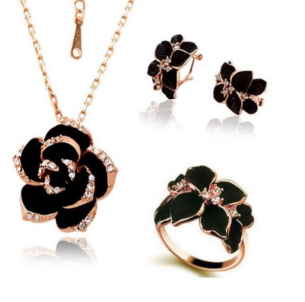 bridesmaid jewelry set for wedding enamel mountain camellia rose gold rose flower chains necklace earring for women rings party je1038210, Silver
bridesmaid jewelry set for wedding enamel mountain camellia rose gold rose flower chains necklace earring for women rings party je1038210, Silver