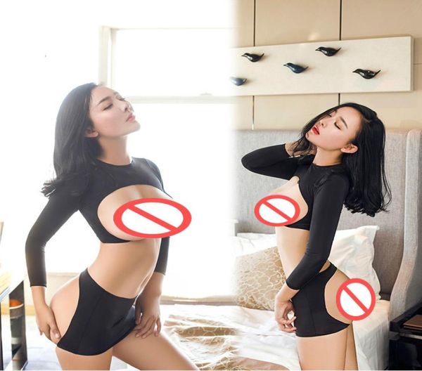 new wetlook sheer open bust crotchless exotic dresses set for women bandage lingerie erotic costume skirt sets3644333, Black
new wetlook sheer open bust crotchless exotic dresses set for women bandage lingerie erotic costume skirt sets3644333, Black