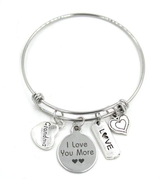 new arrival stainless steel bracelet adjustable wire bangle family charms bracelet grandma gifts jewelry6490399, Golden;silver
new arrival stainless steel bracelet adjustable wire bangle family charms bracelet grandma gifts jewelry6490399, Golden;silver