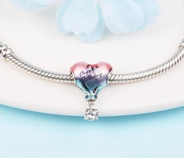 2022 mother's gift 925 sterling silver happy birthday air balloon charm bead fits bracelet diy jewelry making loose beads accessories 7, Black
2022 mother's gift 925 sterling silver happy birthday air balloon charm bead fits bracelet diy jewelry making loose beads accessories 7, Black