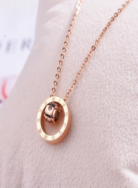 roman numeral double circle ring diamond double color titanium steel necklace female rose gold clavicle chain with jewelry pendant9038244, Silver
roman numeral double circle ring diamond double color titanium steel necklace female rose gold clavicle chain with jewelry pendant9038244, Silver