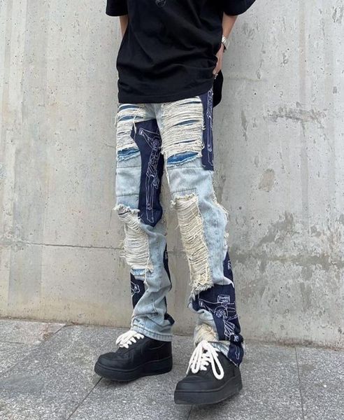 men039s jeans spring y2k men39s vintage ripped clothes fashion trousers cross splicing streetwear straight baggy pants for m3935047, Blue
men039s jeans spring y2k men39s vintage ripped clothes fashion trousers cross splicing streetwear straight baggy pants for m3935047, Blue