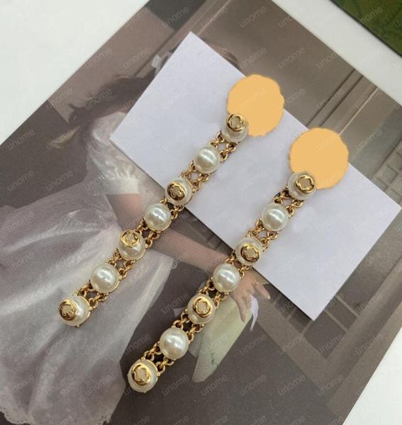 designer long pearl pendant earrings g for women men earring luxurys designers animal stud earrings gift d2112212z8665021, Golden;silver
designer long pearl pendant earrings g for women men earring luxurys designers animal stud earrings gift d2112212z8665021, Golden;silver