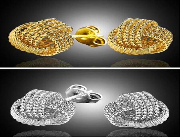 2018 new fashion graceful 925 silver plated gold jewelry delicate knot women039s stud fashion earrings party lovely earrings 9292142, Golden;silver
2018 new fashion graceful 925 silver plated gold jewelry delicate knot women039s stud fashion earrings party lovely earrings 9292142, Golden;silver