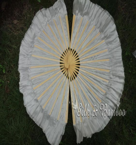 white 1 pair 30cm bamboo10cm chinese dance silk fanflutter 2 layers real flowy silk3687466, Black;red
white 1 pair 30cm bamboo10cm chinese dance silk fanflutter 2 layers real flowy silk3687466, Black;red
