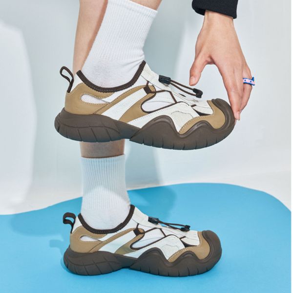 sandals 2023 spring flat platform shoe s fashion hollow out designer running student casual zapatos 230711, Black
sandals 2023 spring flat platform shoe s fashion hollow out designer running student casual zapatos 230711, Black