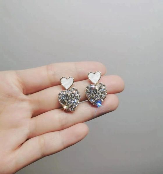 s3488 fashion jewelry love heart dangle earrings for women s925 silver needle rhinestone hearts stud earrings8651400
s3488 fashion jewelry love heart dangle earrings for women s925 silver needle rhinestone hearts stud earrings8651400