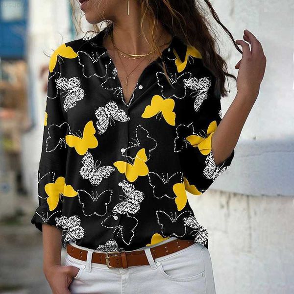 women's blouses shirts butterfly print blouses for women turn-down collar long sleeve elegant office lady casual plus size fashion shi, White
women's blouses shirts butterfly print blouses for women turn-down collar long sleeve elegant office lady casual plus size fashion shi, White